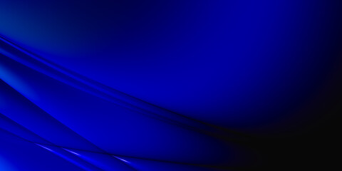 Volumetric abstract blue background, business cover design