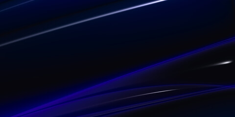 Fototapeta premium Volumetric 3D futuristic background with black and blue color