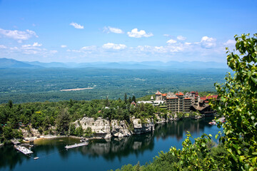 Mohonk Mountain House and Mohonk Lake
