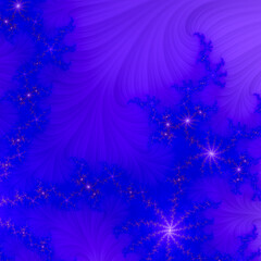 Fototapeta na wymiar Beauty night abstract wallpaper, fractal background