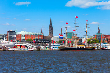 Hamburg city centre view, Germany