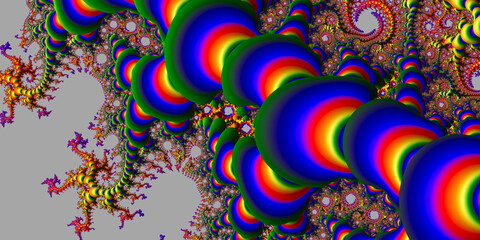 Abstract fractal colorful tree , psychedelic background