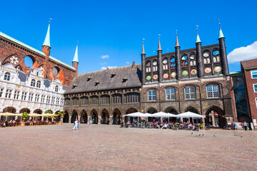 Town Hall Rathaus in Lubeck