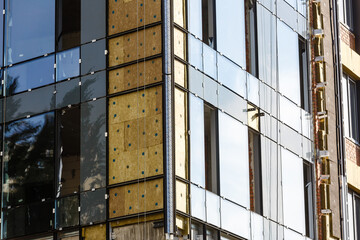 Building facade renovation, house reconstruction, repair.