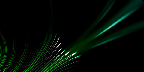 Abstract green background, ecological cover design, 3D rendering, 3D illustration