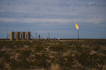 West Texas gas flare