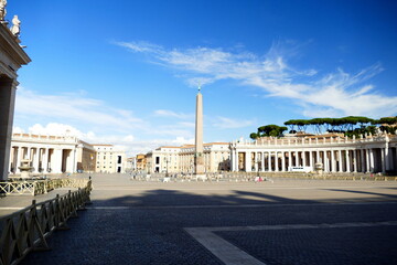 Fototapeta premium St. Peter's Square,Basilica of Saint Peter and the Vatican,Rome,Italy
