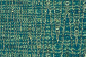 Complex Abstract Blue and Green Background Design