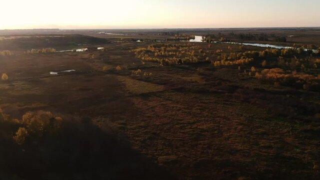 Vuelo de drone sobre los montes de zarate