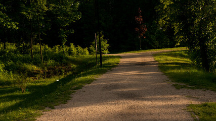
Landscapes and views in the Botanical Garden in Radzionków. Ready for entry.