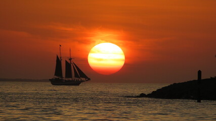 sunset in  Key West -Florida