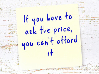 Yellow sticky note with handwritten motivational quote