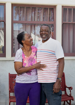 Photos of married African-American Couple Virginia and Fred Love
