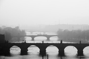 Charles bridge vltava