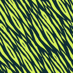 Zebra seamless pattern design. Vector chic animal colorful print.