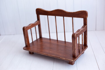 little bed. baby cot for newborn photo sessions. children's bed. a bed for dolls. props for photography of newborns