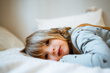 Cute girl looking at camera