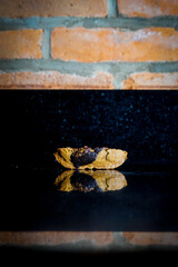 Homemade chocolate marble cake