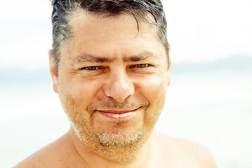 Obraz premium Portrait of a smiling man