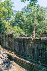 Fototapeta na wymiar Beng Mealea Temple is a temple in the Angkor Wat style located east of the main group of temples at Angkor, Siem Reap, Cambodia.