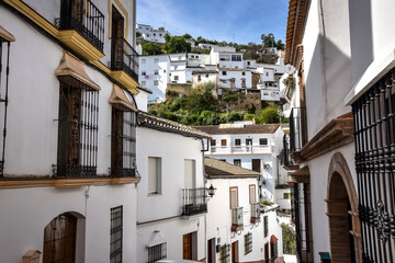 White village of Setenil de Las Bodegas, Andalusia Spain