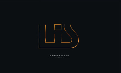 LIS Letter Logo Alphabet Design Icon Vector Symbol © Tony_boi943