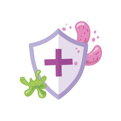 telemedicine, shield protection coronavirus outbreak disease, medical treatment and online healthcare services