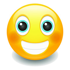 Emoji Smiley Face Vector Design Art Trendy Communication Chat Elements