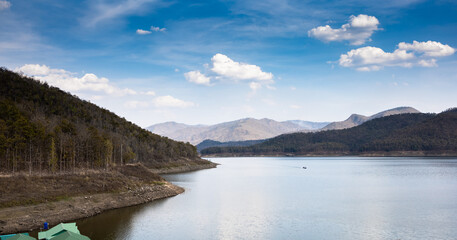 Fototapeta premium Mae Ngat dam in Chiang Mai province, Thailand.