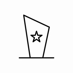 Outline award cup icon.Award cup vector illustration. Symbol for web and mobile