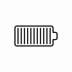 Outline battery icon.Battery vector illustration. Symbol for web and mobile