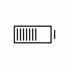 Outline battery icon.Battery vector illustration. Symbol for web and mobile