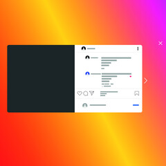 Vector photo of browser screen