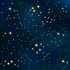 Background in the form of a starry sky. Vector.