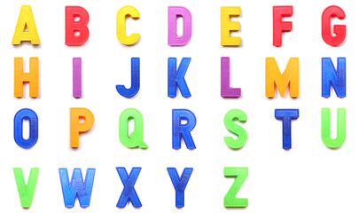 uppercase letters of the alphabet