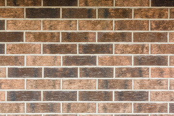 red brick wall texture grunge background with vignetted corners, may use to interior design