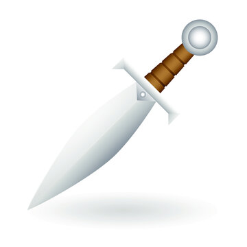 Sword Knight Emoji Icon Object Symbol Gradient Vector Art Design Cartoon Isolated Background