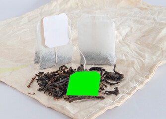 Tea bags made of filter paper
