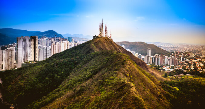 View of Serra do Curral in Belo Horizonte
