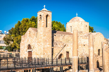 Panagia Chrysopolitissa Basilica. Paphos, Cyprus