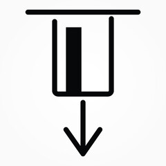 credit card icon. Shopping sign. Bank ATM symbol.