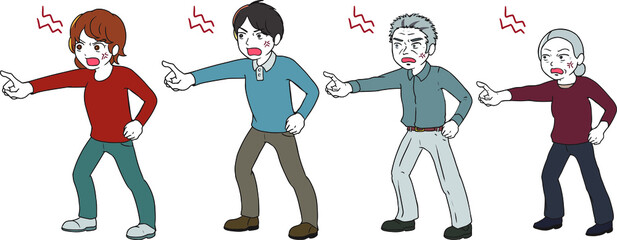 激しいクレーマー