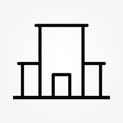 Office Building Vector Icon design
