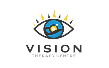 Creative Innovation for Eye Vision Concept Logo