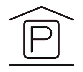 Free Parking icon vector for web and app