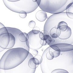 Abstract violet blue alcohol ink bubbles background