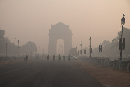 Image of India gate captured early morning