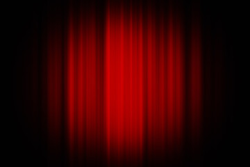 Red spotlight on stage theater red curtain entertainment background.