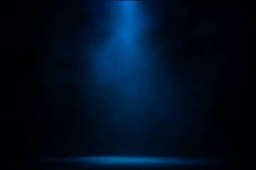 Spotlight blue on stage entertainment background. - 356556584