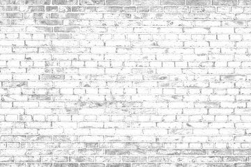 texture background concept: white brick wall background in rural room